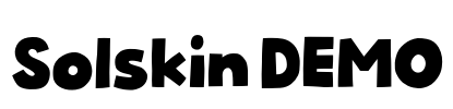 Solskin DEMO Font Image