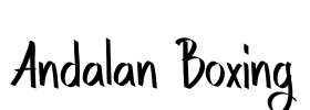 Andalan Boxing Font Image