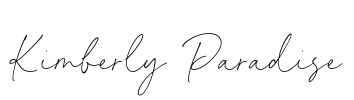 Kimberly Paradise Font Image