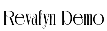 Revalyn Demo Font Image