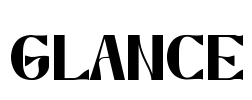 GLANCE Font Image