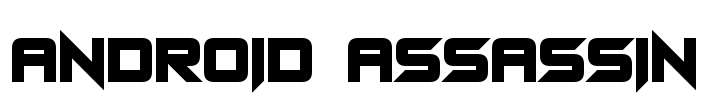 Android Assassin Font Image