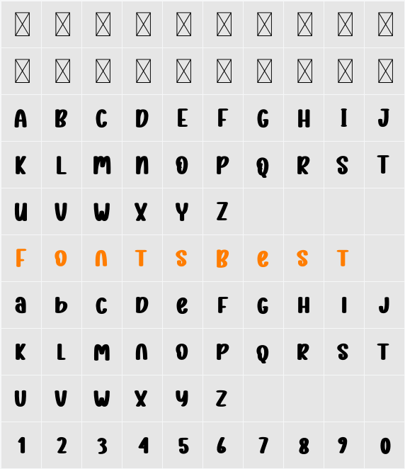 Instalation Character Map