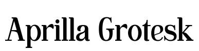 Aprilla Grotesk Font Image