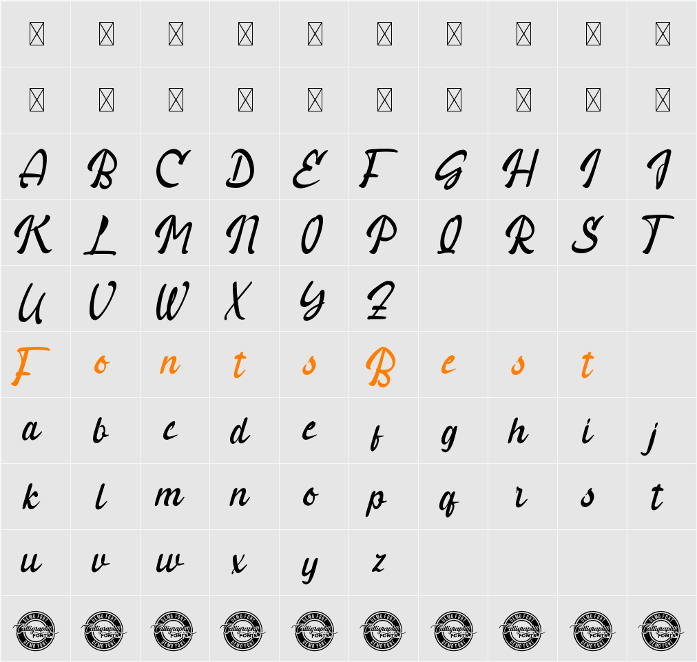 Lost In Smile Demo Character Map