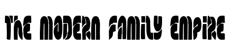 The Modern Family Empire Font Image