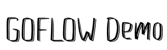 GOFLOW Demo Font Image