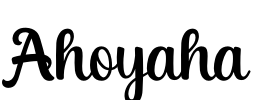 Ahoyaha Font Image