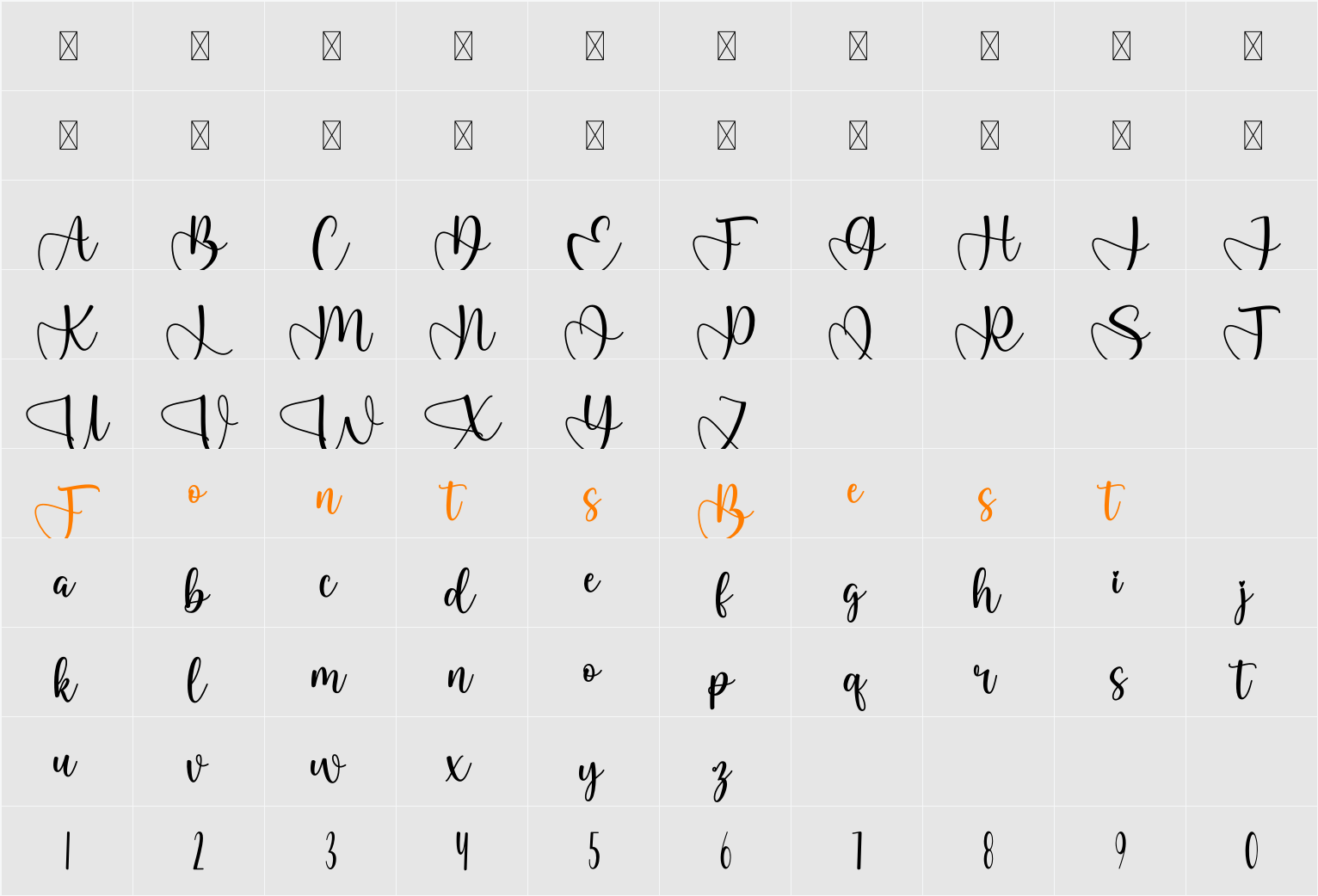 Alivia Character Map