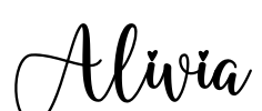 Alivia Font Image