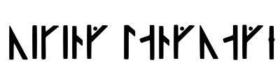 Viking Language Font Image