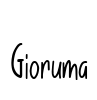 Gioruma Font Image
