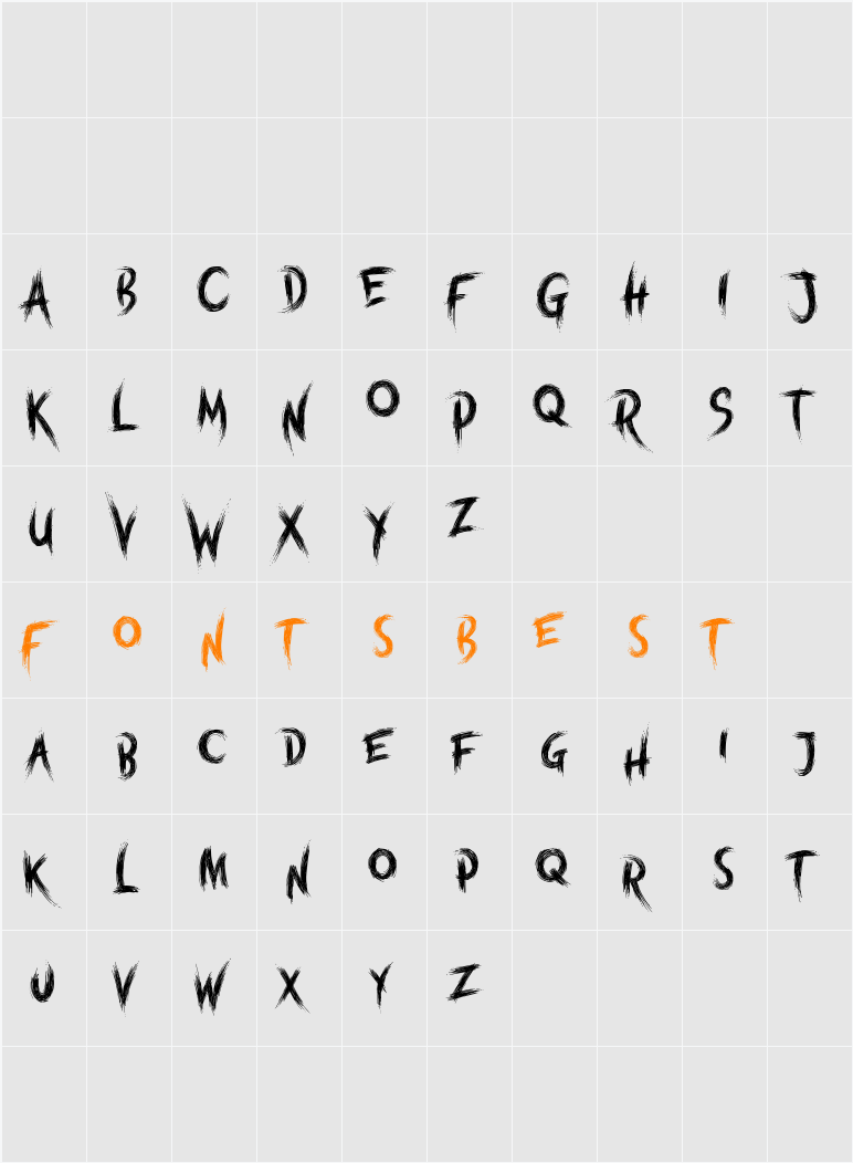 Nightcore Demo Character Map