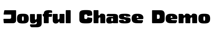 Joyful Chase Demo Font Image