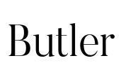 Butler Font Image