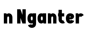 n Nganter Font Image