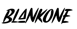 Blankone Font Image