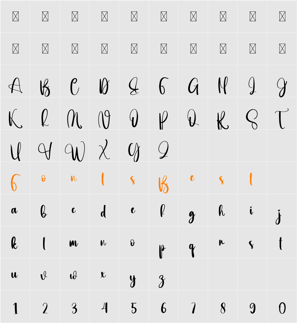 Another Character Map