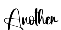 Another Font Image