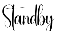 Standby Font Image