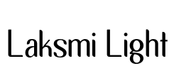 Laksmi Light Font Image