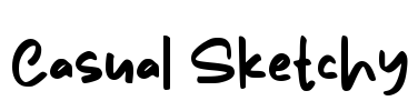 Casual Sketchy Font Image