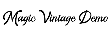 Magic Vintage Demo Font Image