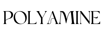 Polyamine Font Image