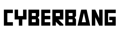 CYBERBANG Font Image