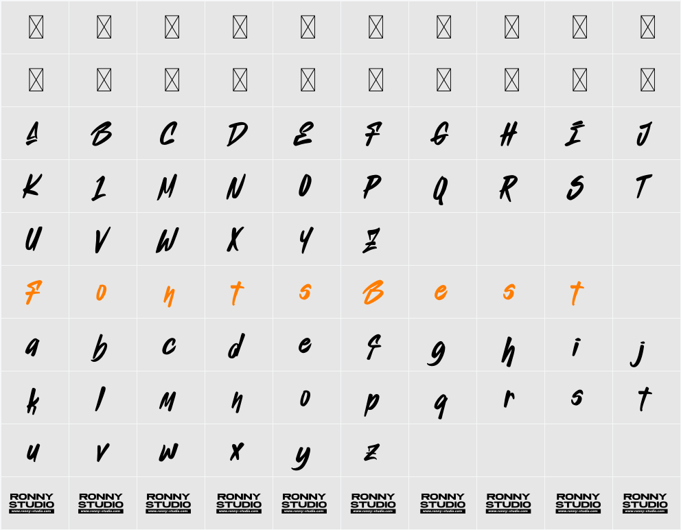 Neckless Starways Character Map