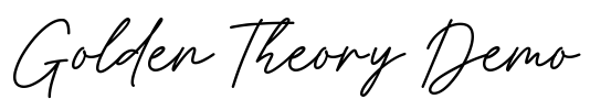 Golden Theory Demo Font Image