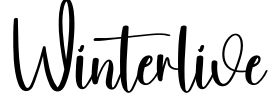 Winterlive Font Image