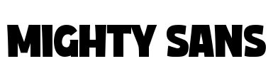 Mighty Sans Font Image