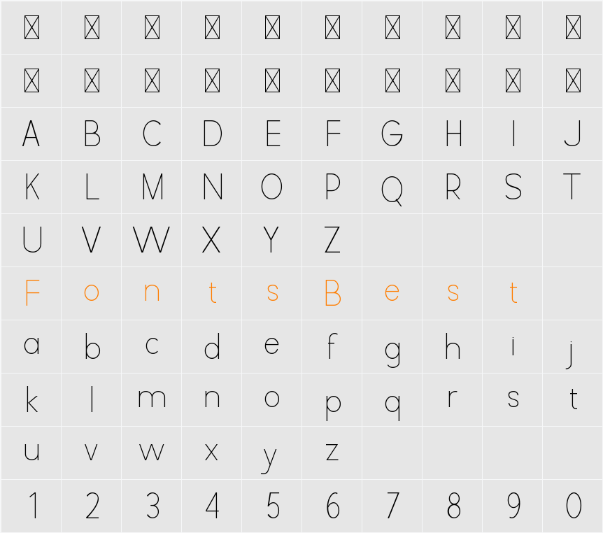 Sweet Bread Light Character Map