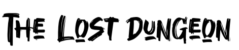 The Lost Dungeon Font Image