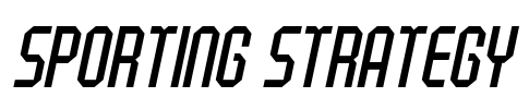 Sporting Strategy Font Image