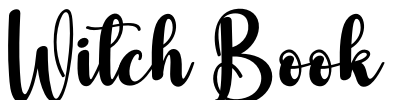 Witch Book Font Image