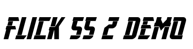 Flick SS 2 Demo Font Image