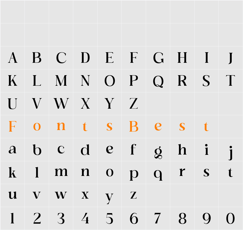Vortigra Character Map