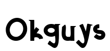 Okguys Font Image