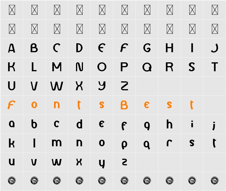 MangoCaviarDemo Character Map