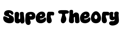 Super Theory Font Image