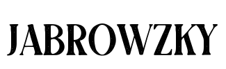 JABROWZKY Font Image