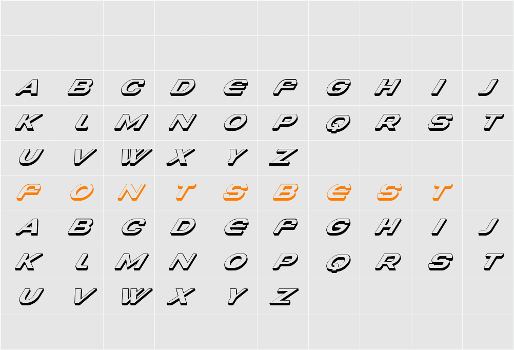 Aerobics Character Map