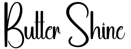 Butter Shine Font Image