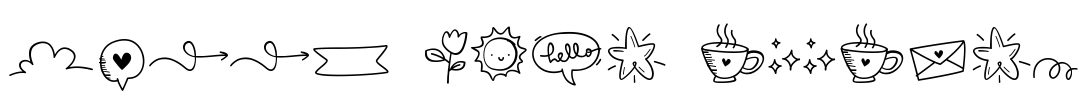 Happy Time Doodles Font Image
