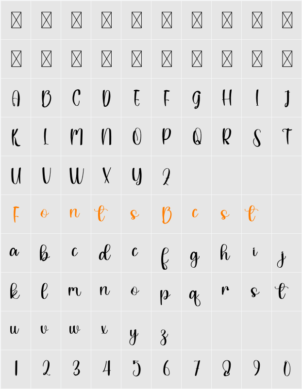 Wheel Character Map