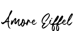 Amore Eiffel Font Image