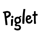 Piglet Font Image