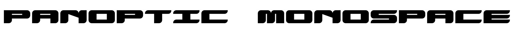 Panoptic Monospace Font Image
